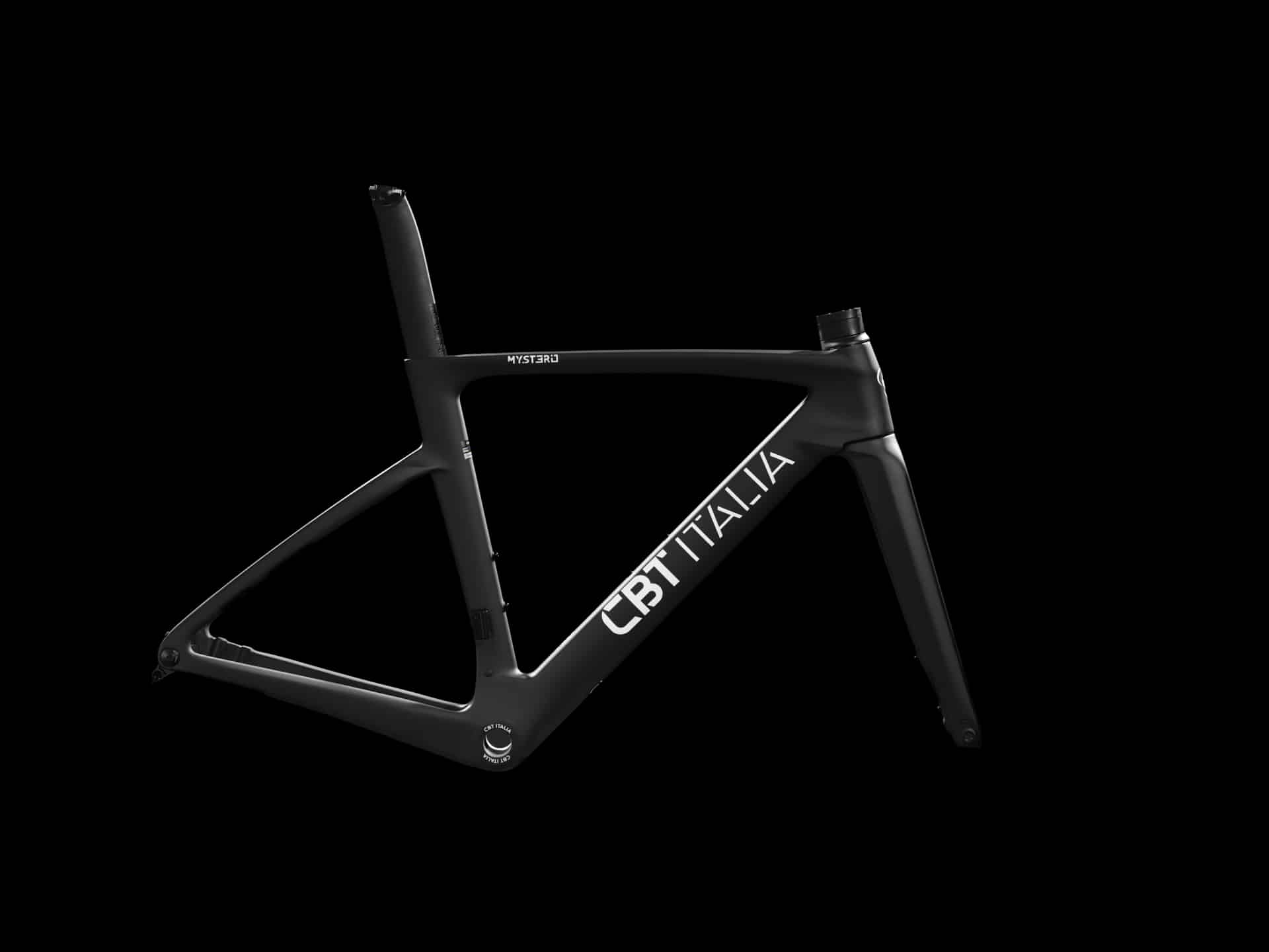 Cadre de vélo de course CBT Italia Mystero de couleur noir