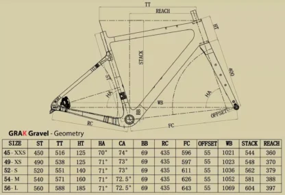 Cadres GRAK - Gravel CBT ITALIA – Image 2