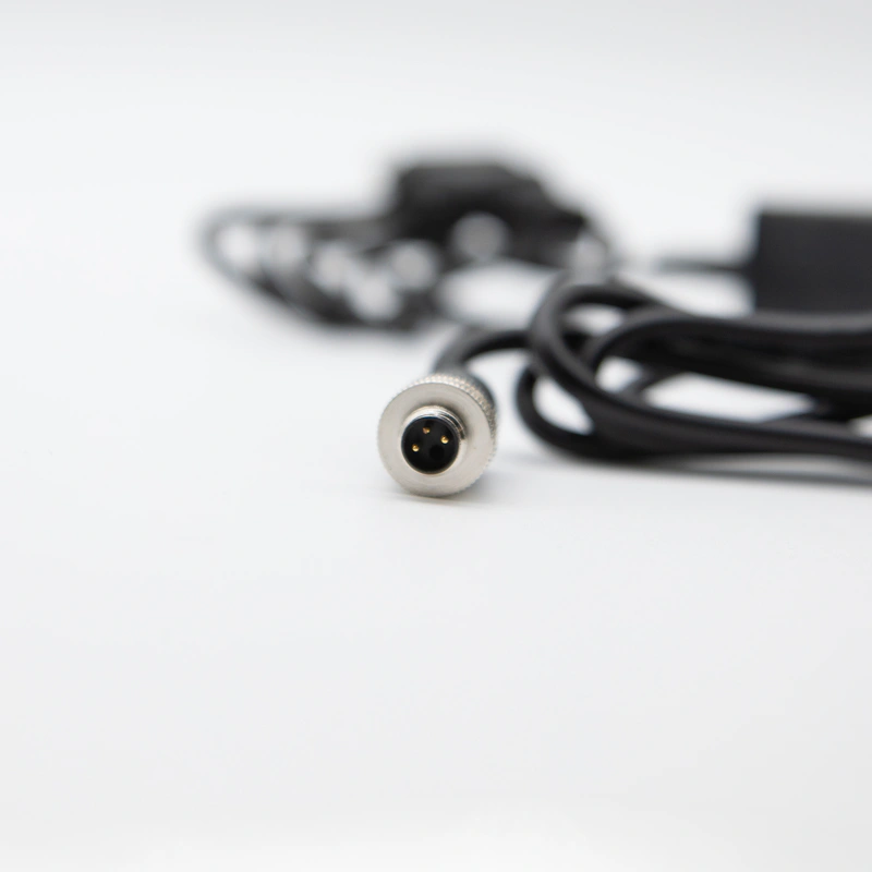 Chargeur pour batterie CBT Italia – vue du connecteur